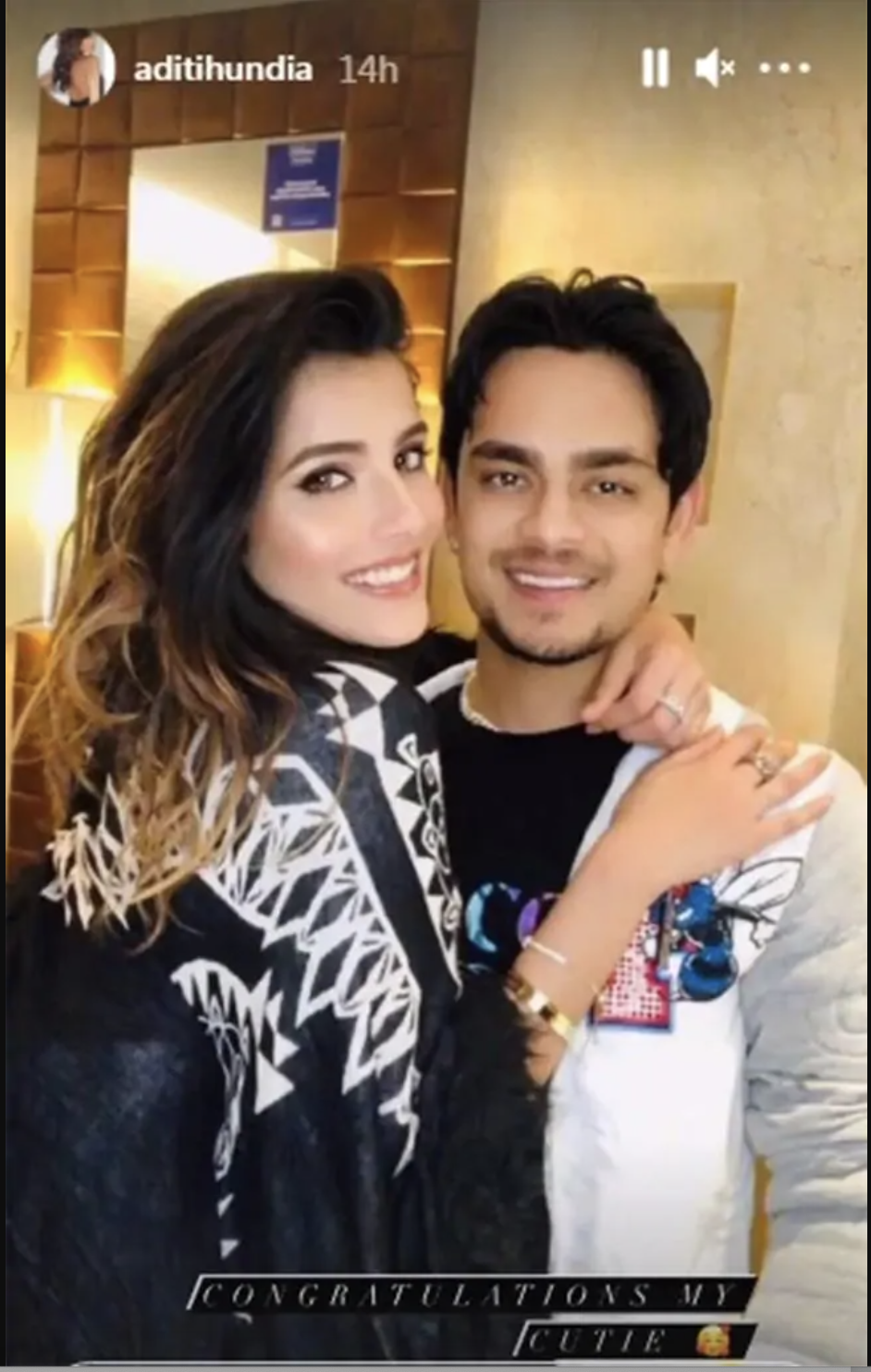 Aditi Hundia congratulates Ishan Kishan on his Indian Team Selection