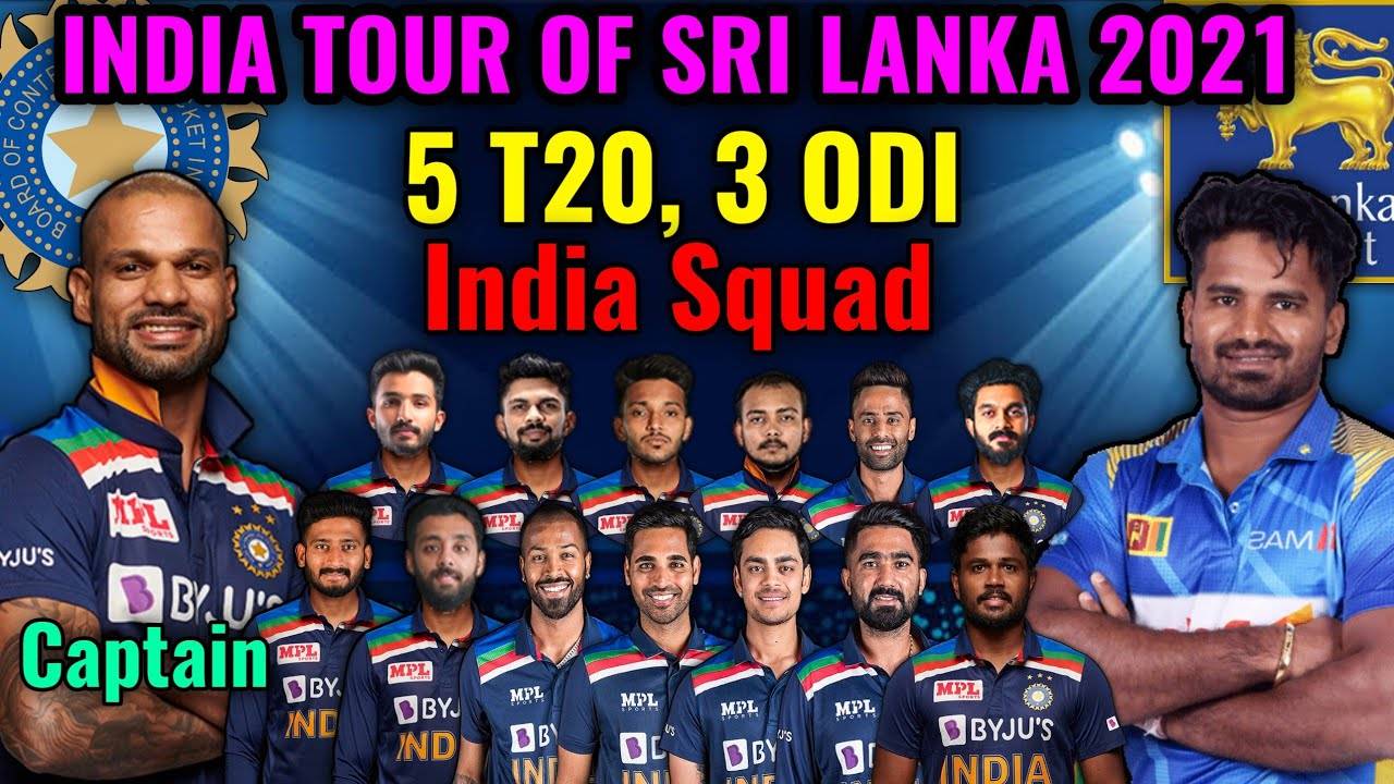 sri lanka tour india team players list