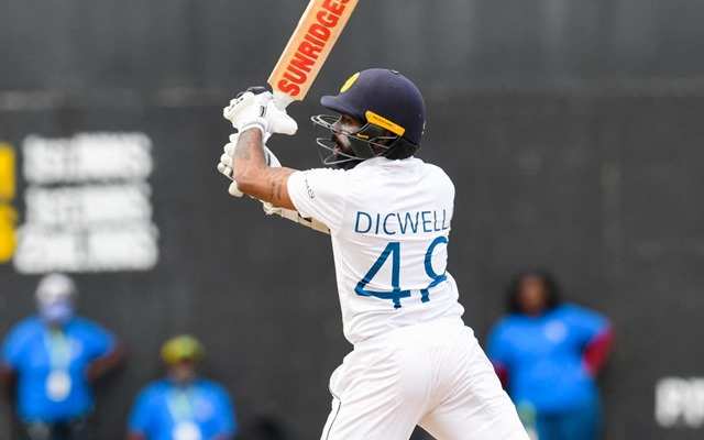 Sri Lanka wicket keeper Niroshan Dicwella piques curiosity about his name during the test match versus West Indies