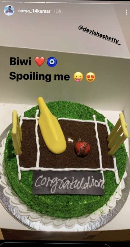 Suryakumar Yadav’s Wife celebrates his inclusion in the Indian team with an Extraordinary cake